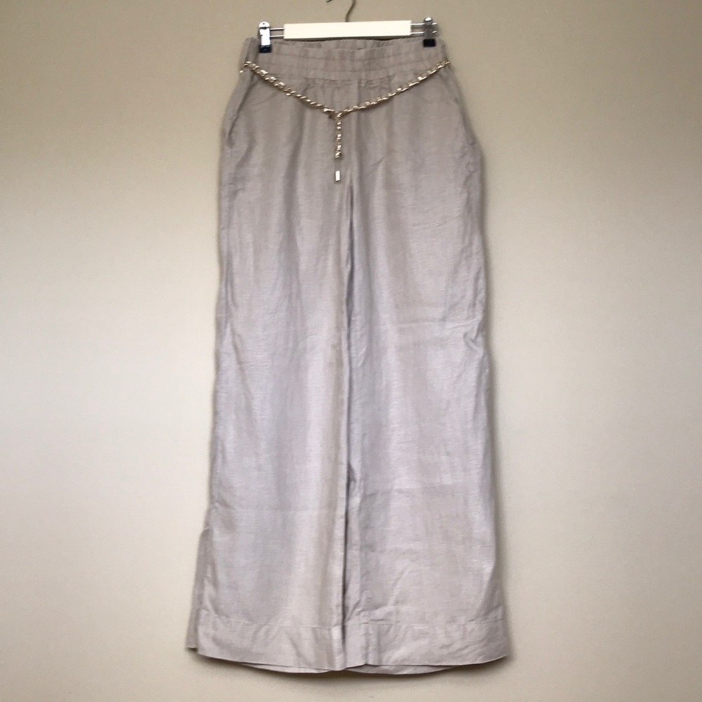 Guess khaki linen pants